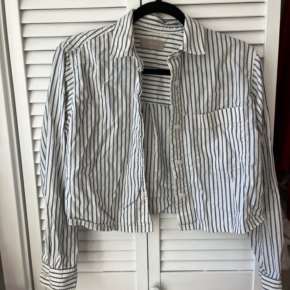 Everlane Striped Button Down